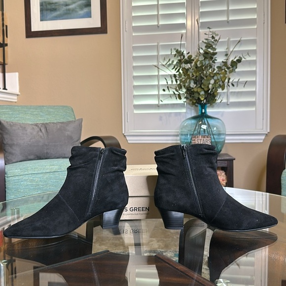 Women's Teresa Skip Scrunched Dress Ankle Booties sz 8.5 wide width - Picture 5 of 13